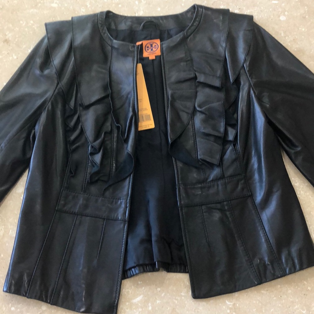 NWT Tory Burch leather jacket - Picture 4 of 5